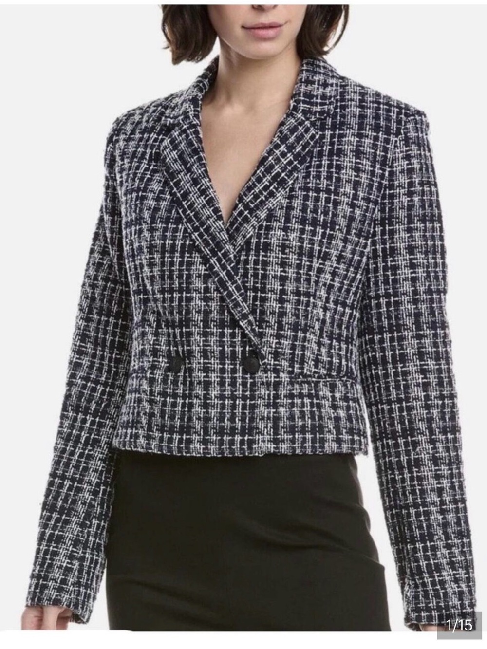 New Rag & Bone Elvy Tweed Double Breasted Blazer In Gray
Multi Size 12 $598